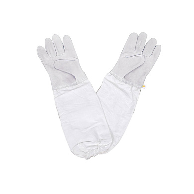 Перчатки из овчинной кожи белые (XXL) от магазина пчеловодства Lyson.by