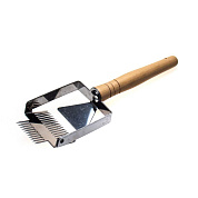 Вилка-культиватор для распечатки сот (17+11 игл) дерево ручка от магазина пчеловодства Lyson.by