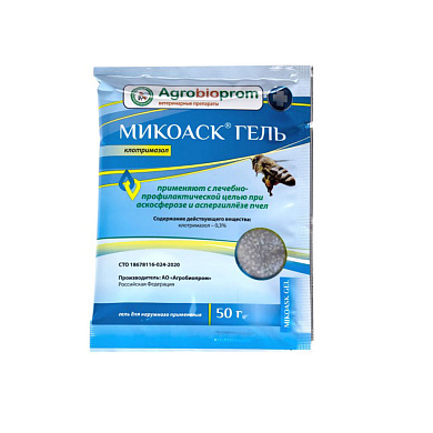 Микоаск-гель 50 гр от магазина пчеловодства Lyson.by