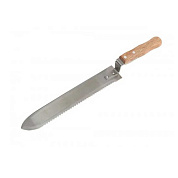 Нож для распечатки сот 280 мм широкий с прямой и зубчатой заточкой от магазина пчеловодства Lyson.by