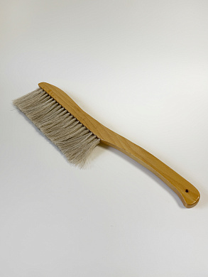 Щетка-сметка 3-рядная фигурная натуральная от магазина пчеловодства Lyson.by