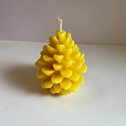 Свеча "Шишка" (воск) от магазина пчеловодства Lyson.by