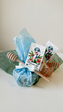 Подарочный набор "Мини" с ложкой от магазина пчеловодства Lyson.by