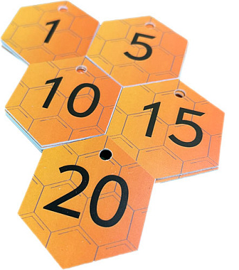 Номера для ульев (комплект 1-20) от магазина пчеловодства Lyson.by