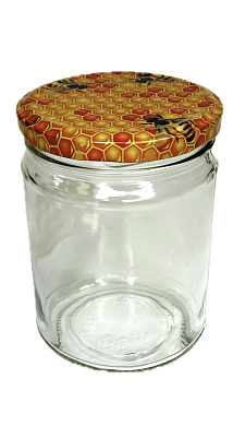 Банка 0,47 л (стеклянная) от магазина пчеловодства Lyson.by