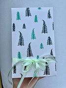 Подарочный набор  в коробке с 2 видами меда от магазина пчеловодства Lyson.by