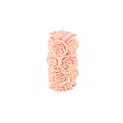 Свеча "Цветы большие" (парафин) от магазина пчеловодства Lyson.by