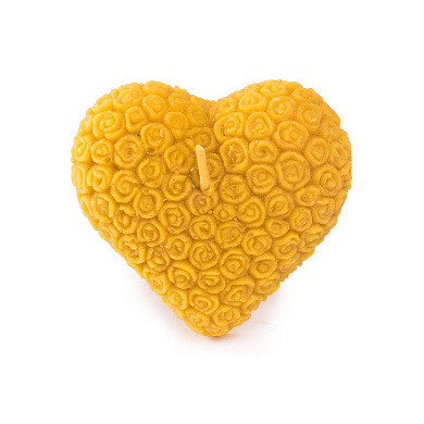 Свеча "Сердце" (парафин) от магазина пчеловодства Lyson.by