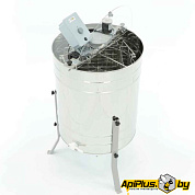 Медогонка 4-х рамочная бак РБ, привод Lyson, клапан пластик от магазина пчеловодства Lyson.by