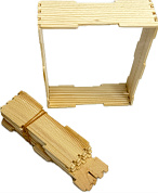 Комплект рамок №4 для сотового меда (дерево) от магазина пчеловодства Lyson.by