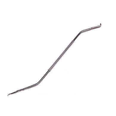 Шпатель двухсторонний металлический для переноса личинок от магазина пчеловодства Lyson.by