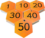Номера для ульев (комплект 1-50) от магазина пчеловодства Lyson.by