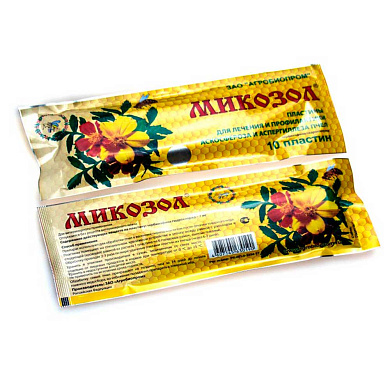 Микозол (пластины) от магазина пчеловодства Lyson.by