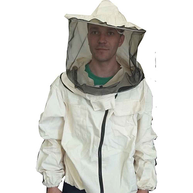 Куртка с лицевой сеткой на молнии (размер 60-62) от магазина пчеловодства Lyson.by