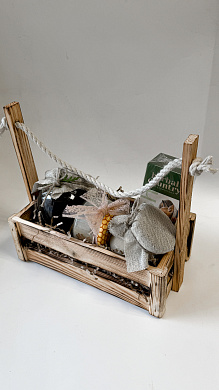 Подарочный набор в деревянном боксе от магазина пчеловодства Lyson.by