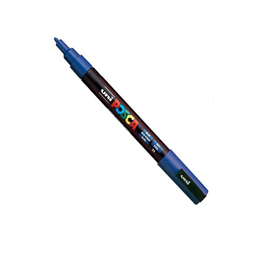 Маркер POSCA 5М синий от магазина пчеловодства Lyson.by